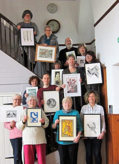 Ystrad Meurig Printmaking group